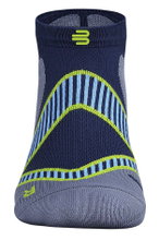 Bauerfeind Sportsocke Run Performance Low Cut (Kompressionssocke) schwarz Herren - 1 Paar