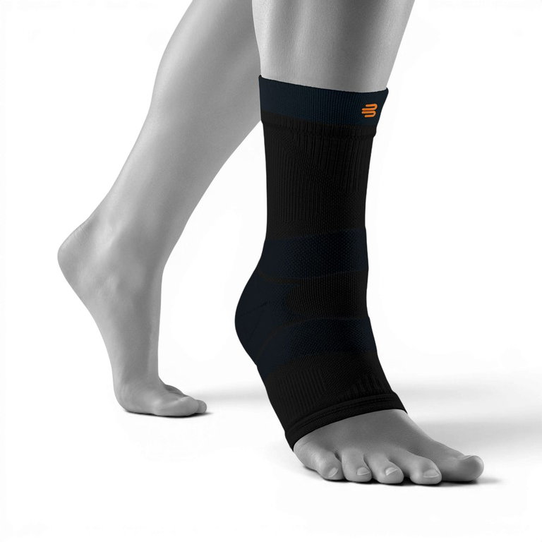 Bauerfeind Sprunggelenkbandage (Kompressionsbandage) Outdoor Compression Ankle Support schwarz - 1 Stück