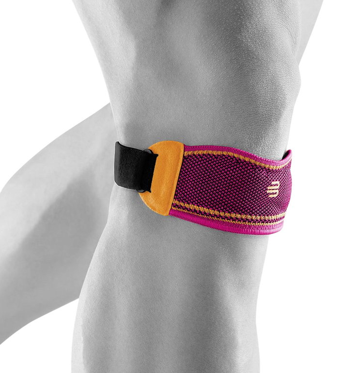 Bauerfeind Patellaband für Knie Sports Knee Strap (individuell einstellbar, leicht, komfortabel und langlebig) pink - 1 Stück