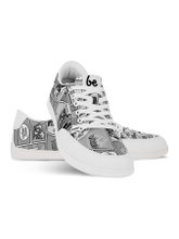 Be Lenka Buty Barfuß Sneaker Rebound (elastyczna podeszwa, czucie boso) Komiksy szary/biały