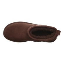 Bearpaw Winter Boots Shorty (Suede, warm) burgundy brown Ladies