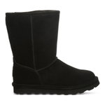 Kozaki zimowe Bearpaw Elle Short (skóra zamszowa, ciepłe) czarne damskie