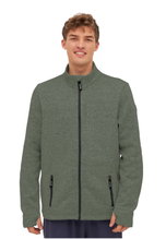 Bench Fleecejacke Agito (wasserabweisend, moderner Design) grün Herren