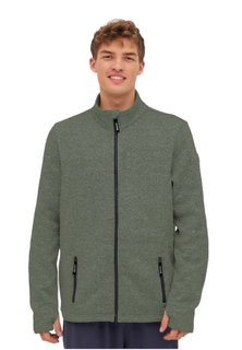 Bench Fleece Jacket Agito (water-repellent, modern design) green men's