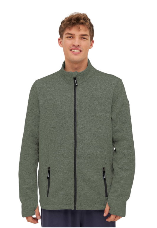 Bench Fleecejacke Agito (wasserabweisend, moderner Design) grün Herren