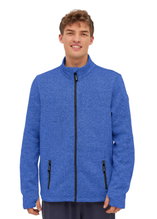 Bench Fleecejacke Agito (wasserabweisend, moderner Design) blau Herren