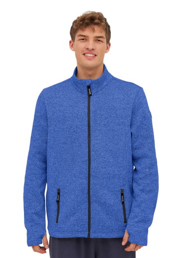 Bench Fleecejacke Agito (wasserabweisend, moderner Design) blau Herren