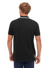 Bench Freizeit-Polo Gruff (100% Baumwolle) schwarz Herren