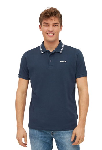 Bench Freizeit-Polo Gruff (100% Baumwolle) navyblau Herren