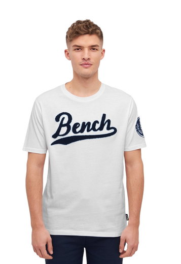 Bench Freizeit-Tshirt Enam (100% Baumwolle) weiss Herren