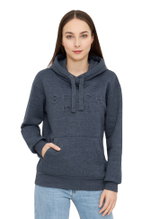 Bench Kapuzenpullover Crickie Hoodie navyblau Damen