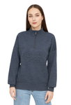 Bench Pullover Miffy (Half-Zip) navyblau Damen