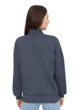Bench Pullover Miffy (Half-Zip) navyblau Damen