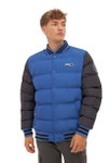 Bench Winter-Steppjacke Reggie (100% Polyester) kobaltblau/schwarz Herren