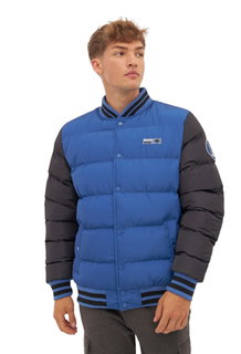 Bench Winter-Steppjacke Reggie (100% Polyester) kobaltblau/schwarz Herren