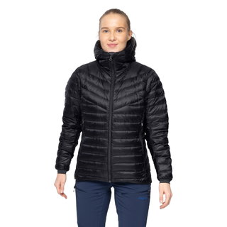 Bergans Winter-Daunenjacke Rabot Light Down mit Kapuze (leicht, warm) schwarz Damen