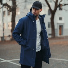 Bergans Winter Coat Urban Insulated Shell Coat (waterproof, windproof, warm) navy blue men's