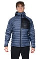 Bergans Kurtka puchowa Vaagaa Light Down Hood (odporna na wiatr) granatowo/czarna męska