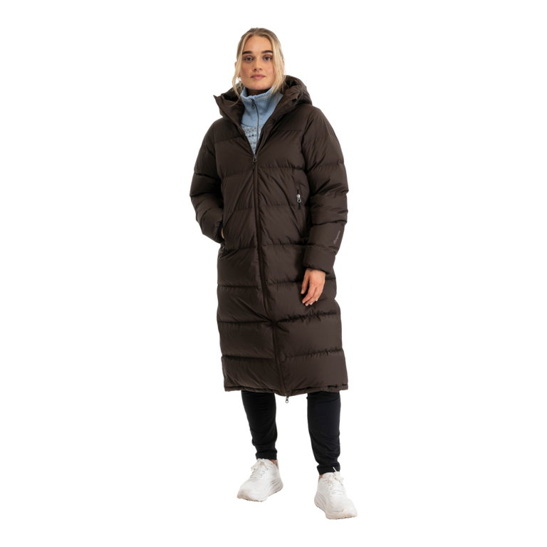 Bergans Winter-Daunenmantel Urban Down Long Coat (wärmeisolierung) chocolatebraun Damen