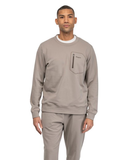 Bergans Pullover Midtli Midlayer Sweatshirt taupe/braun Herren