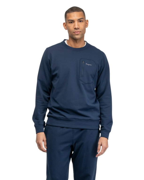 Bergans Pullover Midtli Midlayer Sweatshirt navyblau Herren