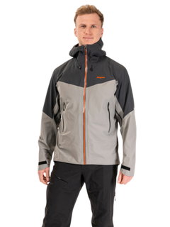Bergans Wanderjacke Rabot Alpine 3L Shell (Hardshelljacke, wasserdicht, winddicht) grau/hellgrau Herren