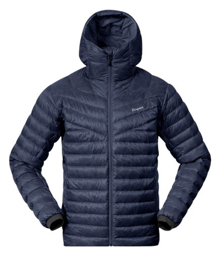 Bergans Winter-Daunenjacke Rabot Light Down Hood (leicht, warm) navyblau Herren