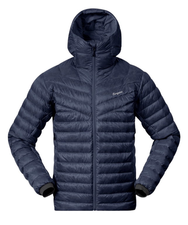 Bergans Winter-Daunenjacke Rabot Light Down Hood (leicht, warm) navyblau Herren