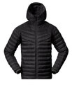 Bergans Winter-Daunenjacke Rabot Light Down Hood (leicht, warm) schwarz Herren