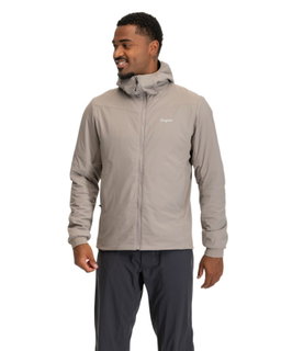 Bergans Wanderjacke Holo Insulated Hood (4-Wege-Stretch) rock taupe Herren