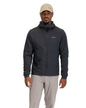 Bergans Holo Insulated Hooded Hiking Jacket (4-Way Stretch) black/dark grey men's
