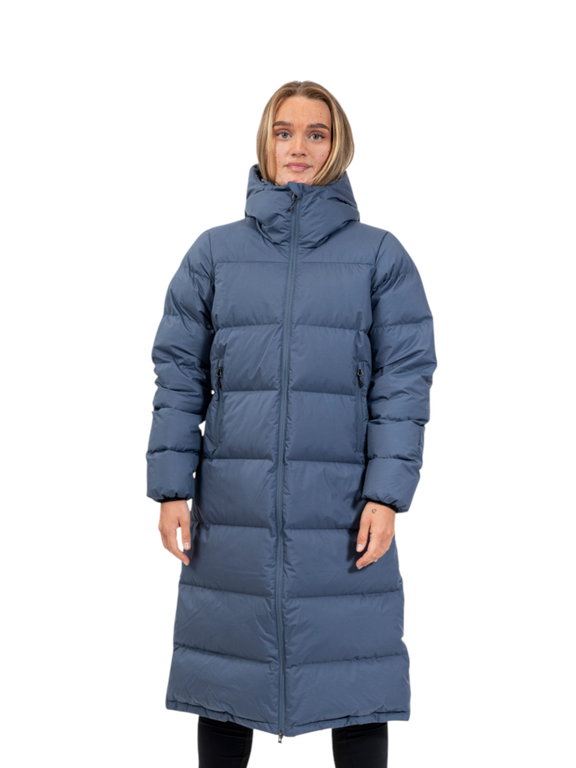 Bergans Winter-Daunenmantel Urban Down Long Coat (wärmeisolierung) blau Damen