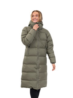 Bergans Winter-Daunenmantel Urban Down Long Coat (wärmeisolierung) grün Damen