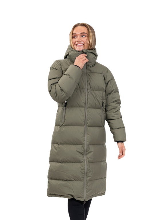 Bergans Winter-Daunenmantel Urban Down Long Coat (wärmeisolierung) grün Damen