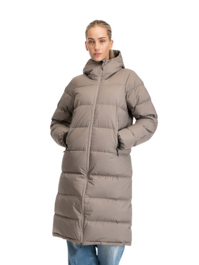 Bergans Winter-Daunenmantel Urban Down Long Coat (wärmeisolierung) grau Damen