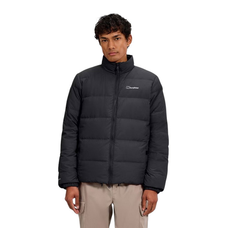 Kurtka puchowa Berghaus Daunen-Wendejacke Fulstow (zimowa, ocieplana dzięki wypełnieniu puchowym) czarna męska