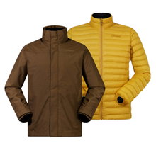 Kurtka zimowa Berghaus Hillwalker 2.0 HL 3w1 GTX (wodoodporna) khaki/złoty męska
