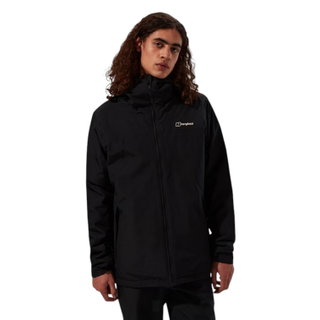 Kurtka przeciwdeszczowa Berghaus Deluge Pro 3.0 izolowana (wodoodporna) czarna męska