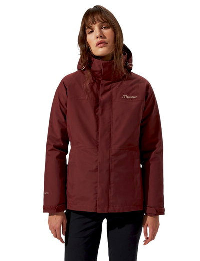 Berghaus Winterjacke Hillwalker 2.0 HL 3in1 GTX (wasserdicht) dunkelrot Damen