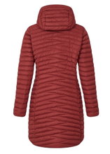 Berghaus Nula Micro Long Winter Jacket (warm, water-repellent, PFC-free) red ladies