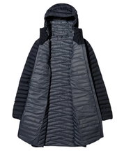 Kurtka zimowa Berghaus Nula Micro Long (ciepła, wodoodporna, bez PFC) czarna damska