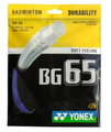 Besaitung mit Badmintonsaite Yonex BG65 blau