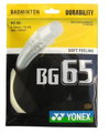 Besaitung mit Badmintonsaite Yonex BG65 natur