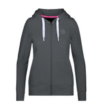 Bidi Badu Freizeitjacke Moana Basic mit Kapuze dunkelgrau Damen