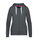 Bidi Badu Freizeitjacke Moana Basic mit Kapuze dunkelgrau Damen
