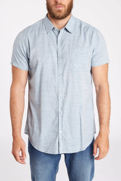Billabong Freizeit-Hemd Faded graublau Herren