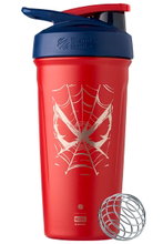 BlenderBottle Trinkflasche Strada Thermo Edelstahl Spider Man 710ml rot