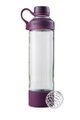 BlenderBottle Trinkflasche Mantra Glas (ClearSip-Trinköffnung aus Glas und mit Schraubverschluss) 600ml violett