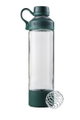 BlenderBottle Trinkflasche Mantra Glas (ClearSip-Trinköffnung aus Glas und mit Schraubverschluss) 600ml dunkelgrün