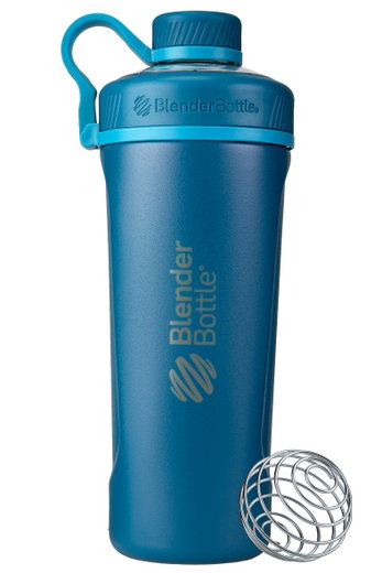 BlenderBottle Trinkflasche Radian Thermo Edelstahl (robuste, doppelwandige Isolierung) 770ml ozeanblau